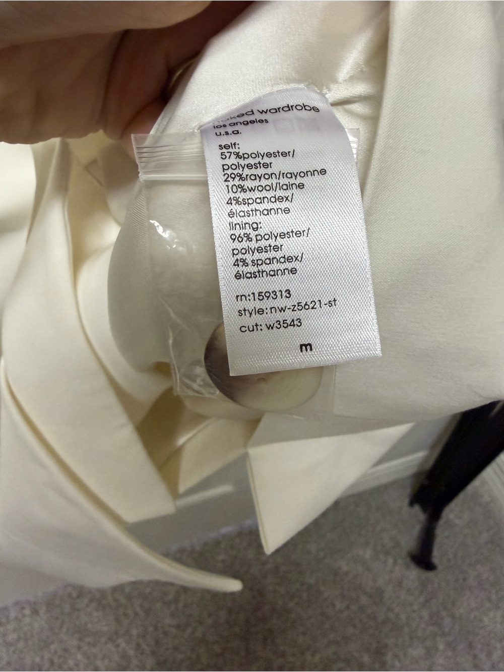 naked wardrobe Power Suit Relaxed Blazer - Picture 7 of 8